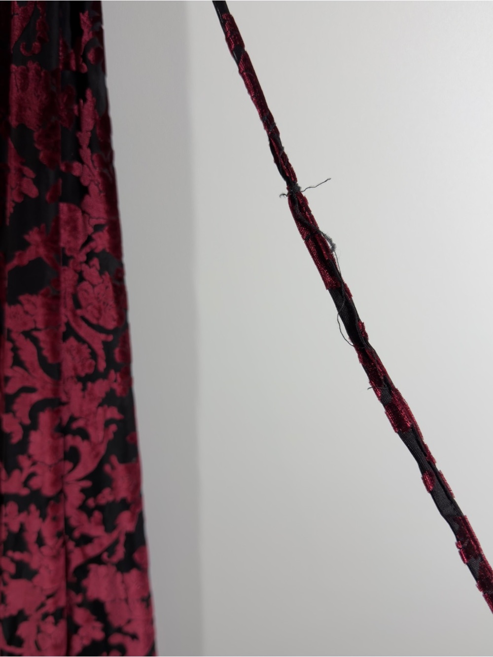 Free People Vibe With You Burnout Velvet Maxi Dress Size Large - Picture 7 of 7